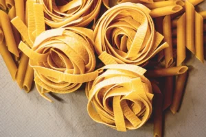 Fettuccine, Penne, Raw image