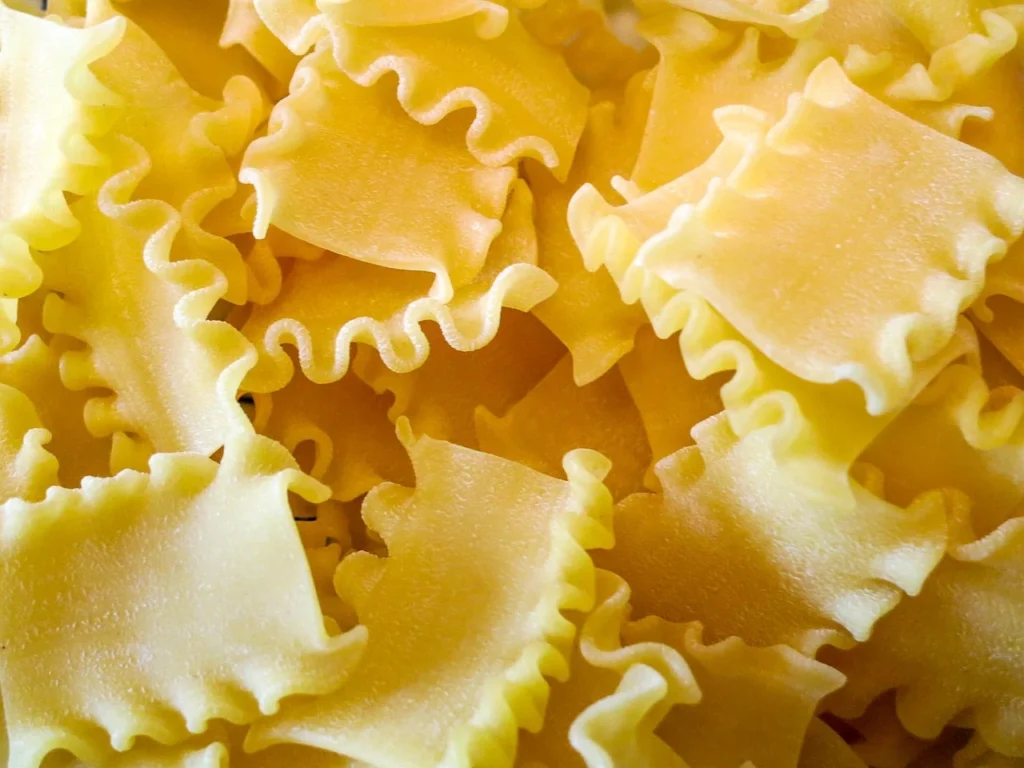 Mafaldine pasta