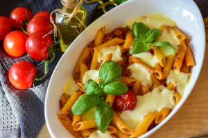Rigatoni noodles pasta