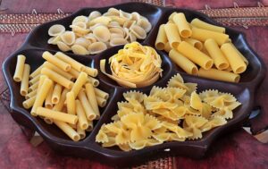 Raw Pastas in a Dish
